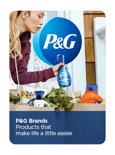 P&G Brands 
Products that make life a little easier
